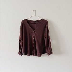 Urban Outffiters Waffle Cardigan